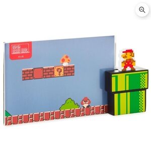 Hallmark Super Mario Bros Photo Frame with Mario Figurine 4×6 New